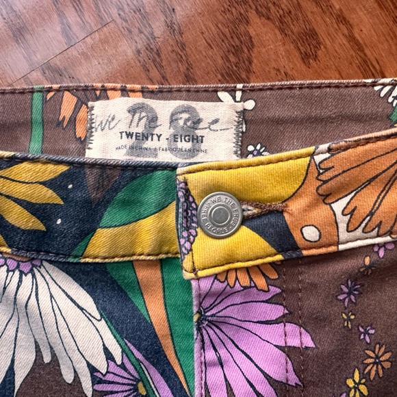 Free People Floral Flare Pant - Picture 4 of 6